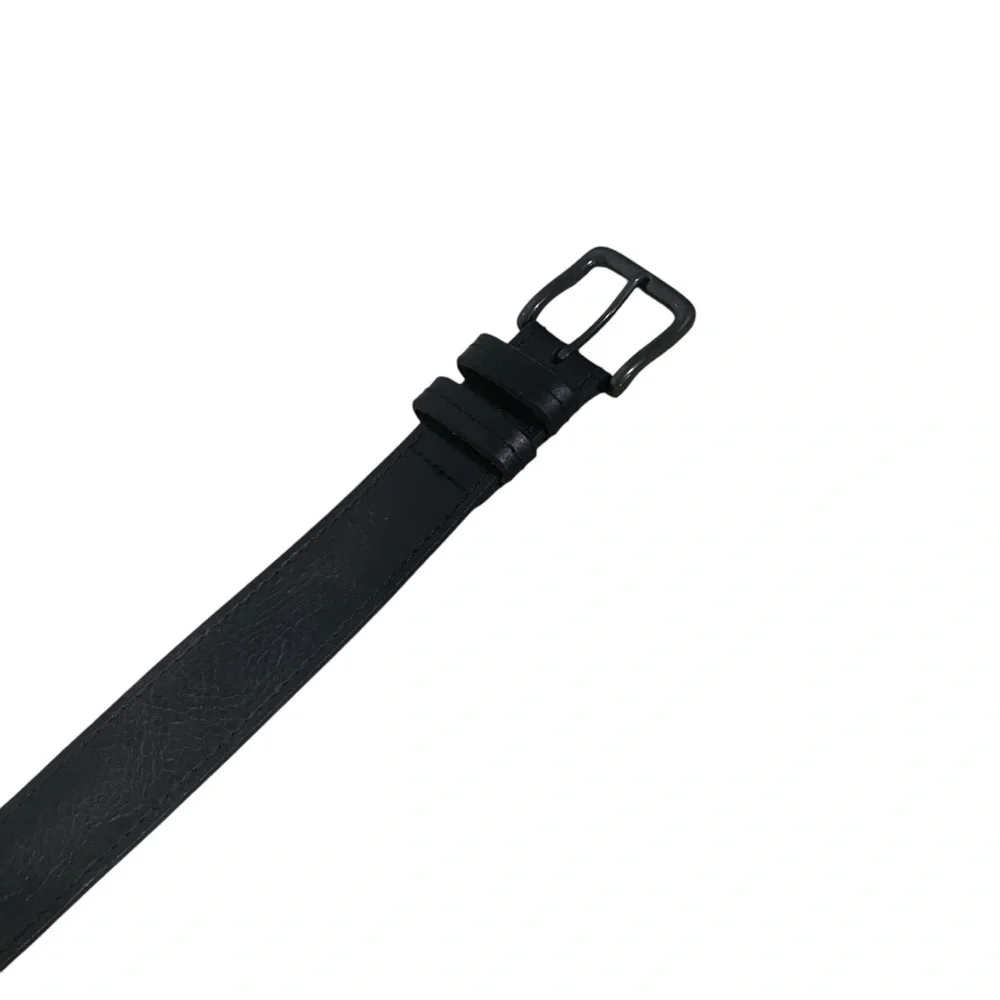 Wrangler Black Leather Belt Sz 34